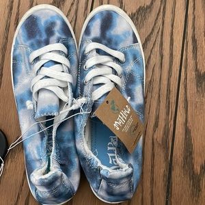 Tie dye shoes